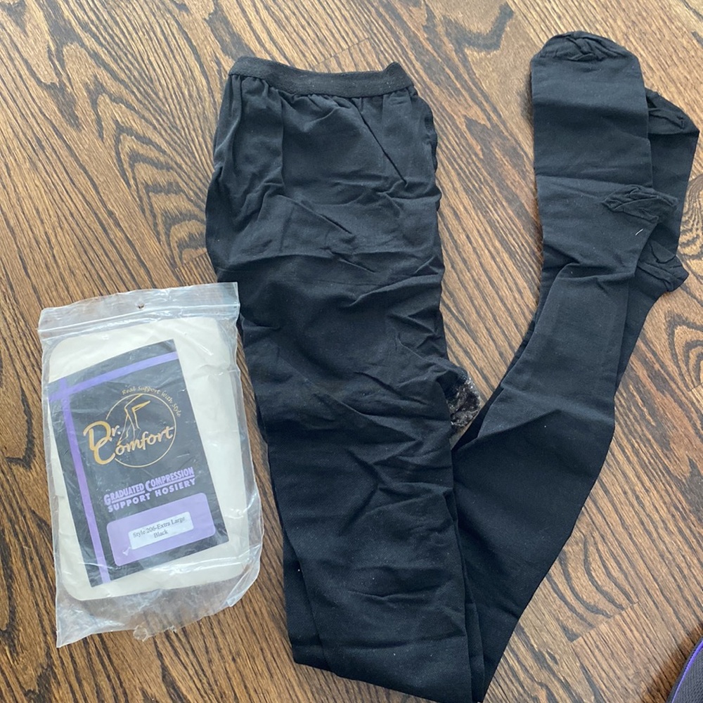 Compression Pantyhose Dr Comfort XL Black
